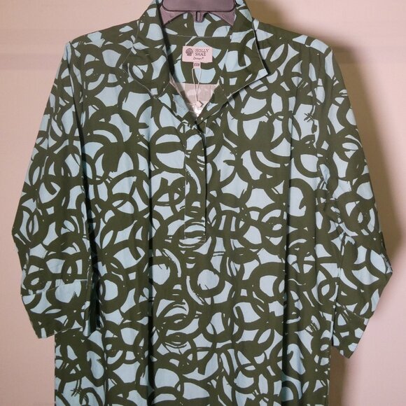 Holly Shae Dress – Green/Light Blue, Size XS-M - Picture 5 of 6